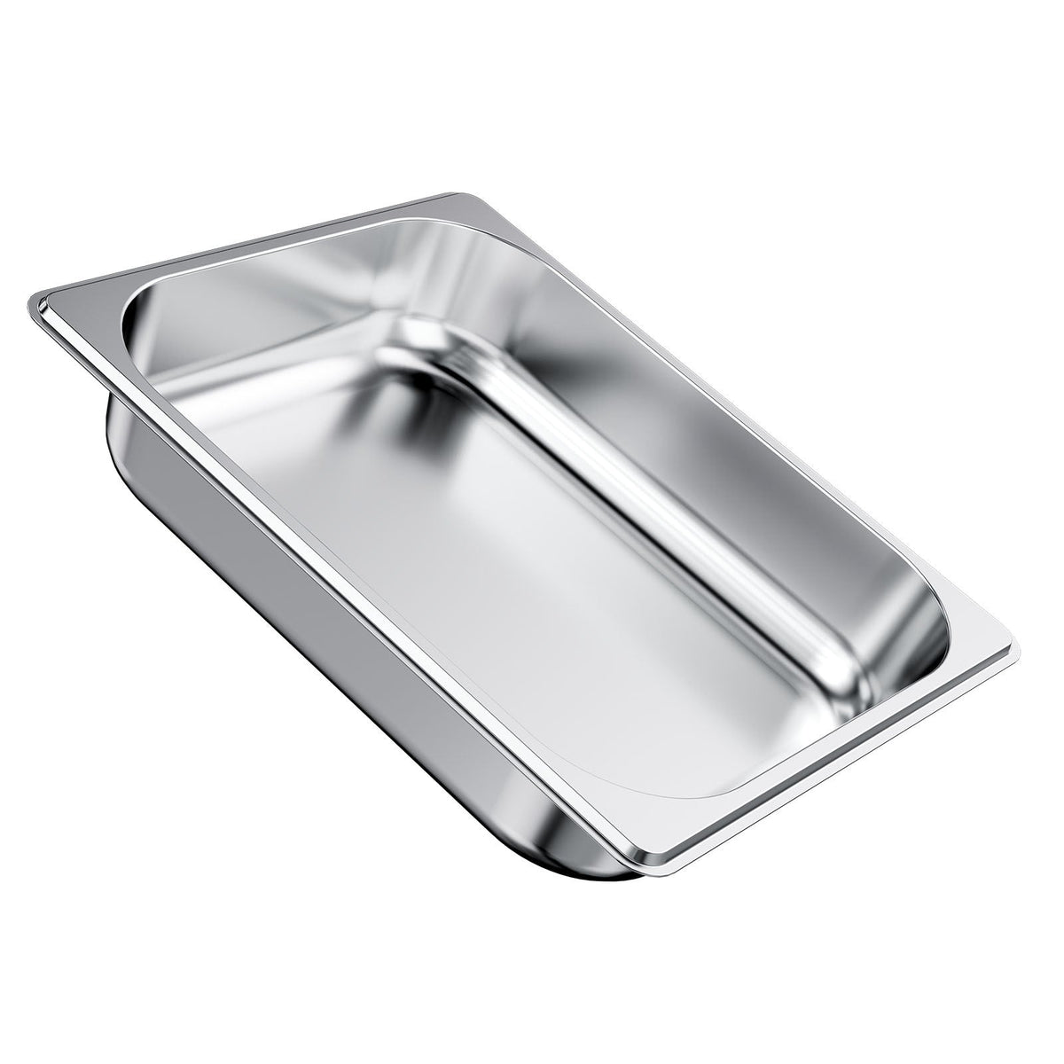 4 Pack Stainless Steam Hotel Pan, 1/2 Size Table Steam Pan, 2.5 Inch Deep Anti Jam Restaurant Supplies Reusable Rustproof Catering Storage for Home, Party, Restaurant, Hotel, Buffet