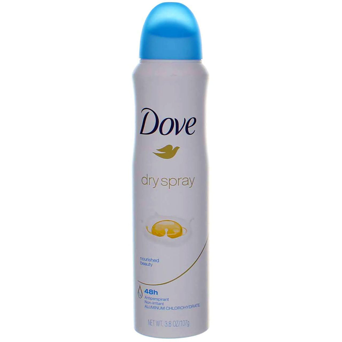 Dove Dry Spray Antiperspirant Nourished Beauty 3.80 oz (Pack of 9)