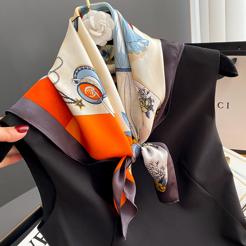 Square Scarf Women's Spring Mulberry Silk Scarf Scarf Scarf (See size chart where applicable)
