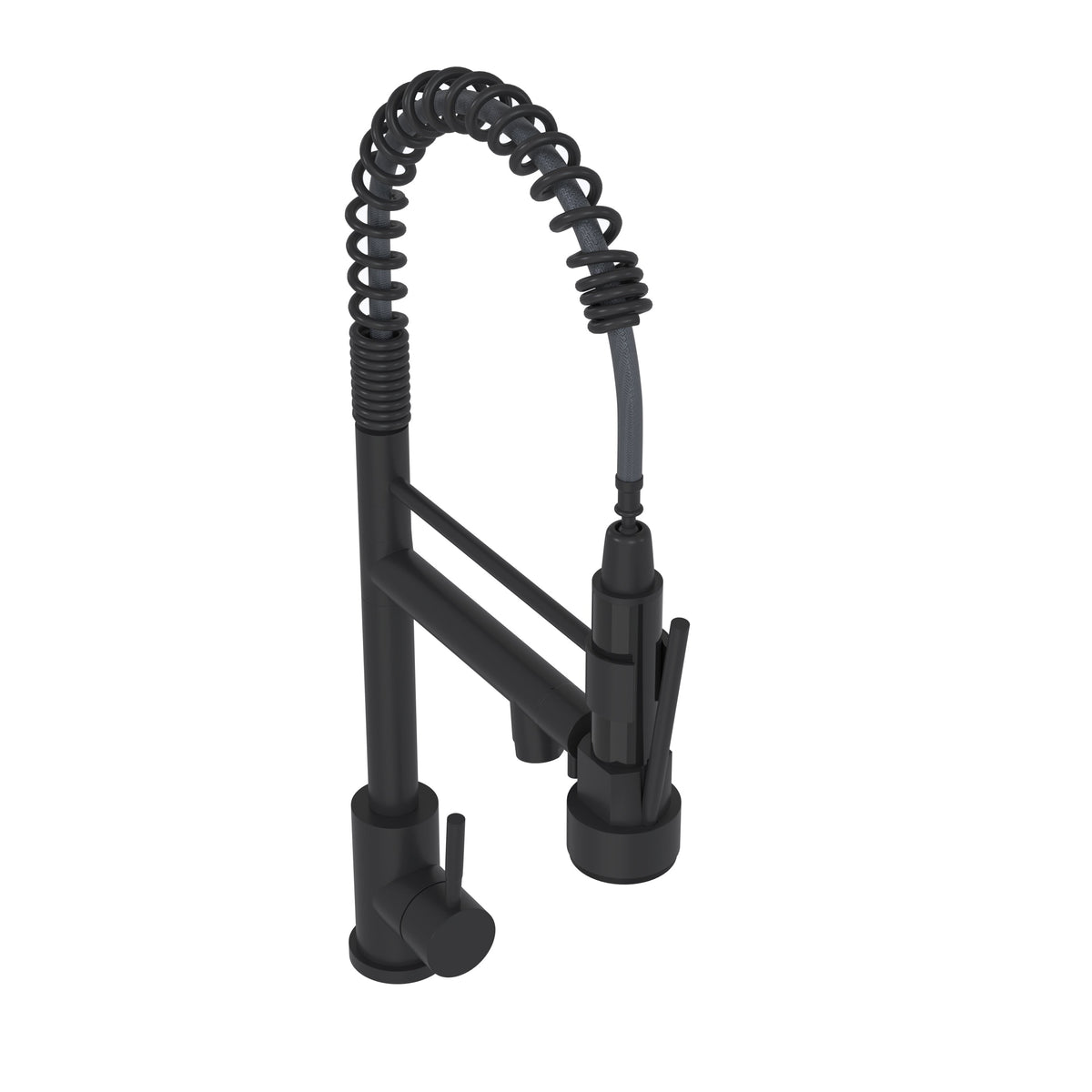 Bothwa Home CUPC Certified 19' Single Handle Kitchen Faucet (Matt Black Finish)