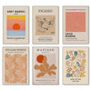 XINTANG 6 Piece Famous Art Canvas Posters Picasso Dove Henri Matisse William Morris Flower Market Andy Warhol Sunset Gallery Wall Mid Century Abstract Minimalist Room Aesthetic Decor Prints Painting