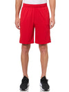 adidas Mens Badge of Sport Basketball Shorts Better Scarlet/Better Scarlet XX-Large/7