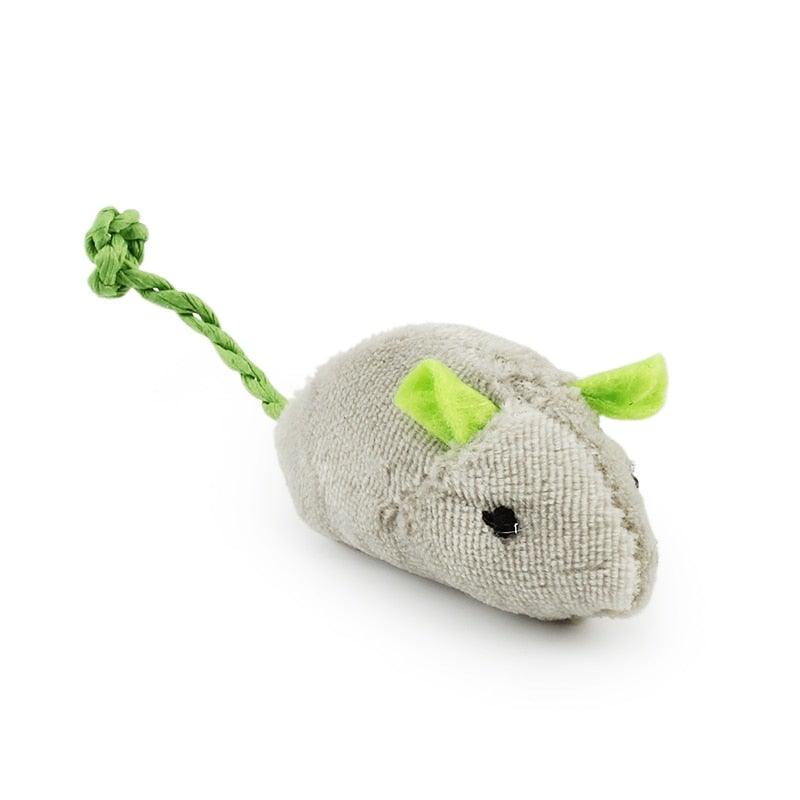 6pcs/lot Mix Pet Toy Catnip Mice Cats Toys Fun Plush Mouse Cat Toy For Kitten Skitter Critters Cat Toy Value Pack