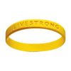 NIKE Official Live Strong Lance Armstrong Yellow Cancer Livestrong Rubber Wristband Bracelet Adult Size