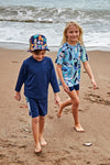 Navy Boys Shorts B2433