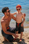 Woven Black Boys Shorts B2364