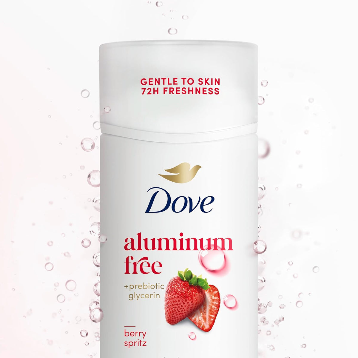 Dove Deodorant Stick Berry Spritz for 72 Hour Odor Protection Aluminum Free 2.4 oz