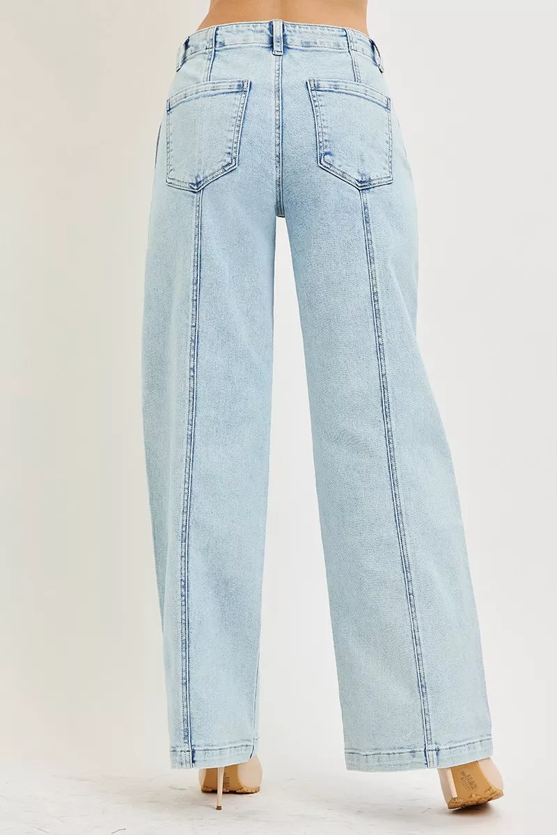 RISEN Slouchy Wide Leg Jeans