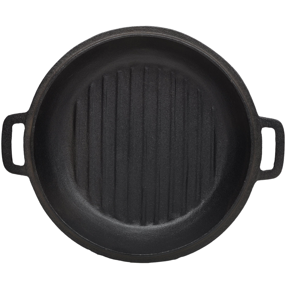 3 in 1 Pre-Seasoned Cast Iron Dutch Oven, Outdoor Camping Deep Pot, 5 Quart. Cover As A Skillet with Ribbed Bottom Design. With 2pcs Silicone Handel Covers, 1PC Lid Lifter.