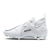 Nike Alpha Menace Pro 3 CT6649-109 White-Pure Platinum-Black Mens Football Cleats 9 US