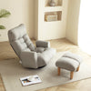 Adjustable head and waist, game chair, lounge chair in the living room, 360 degree rotatable sofa chair,Rotatable seat Leisure Chair deck chair,Leisure sofa and lounge chair combination