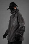 HiH33 Grey Utility Hoodie
