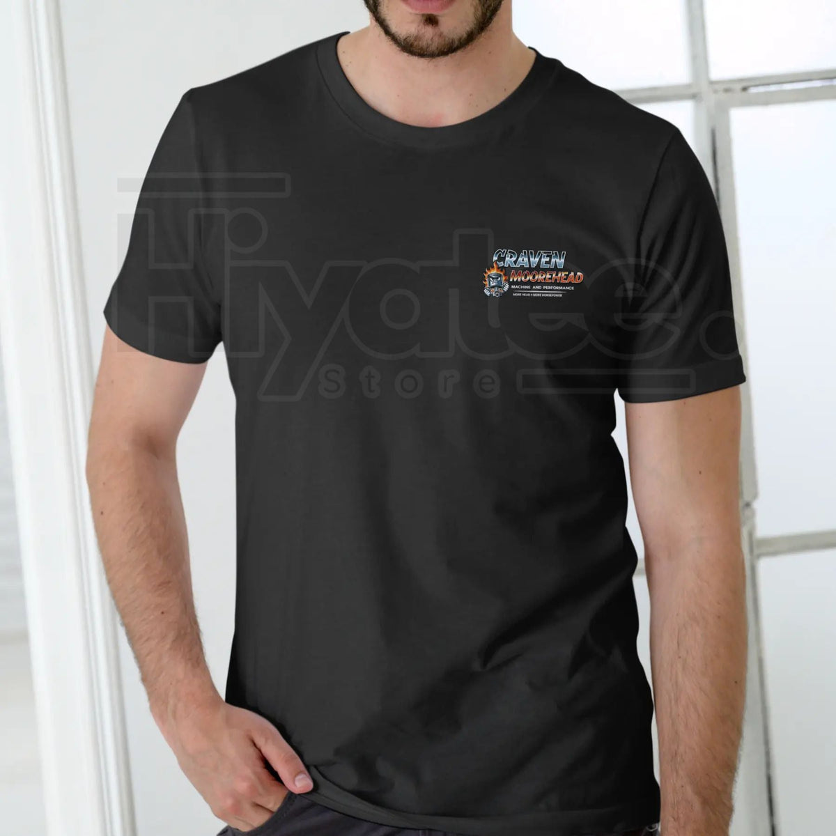 "Craven Moorehead Machine & Performance" Funny T-Shirt – Unisex Cotton Humor Tee