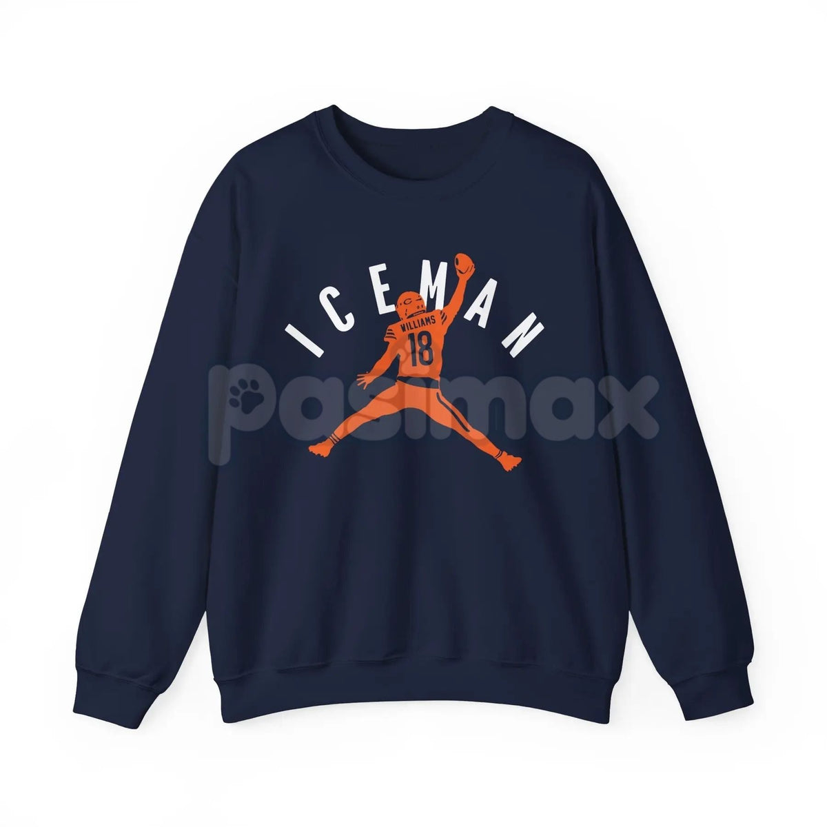 Chicago Jumpman Caleb "Iceman" Williams – QB1 Football Cotton Unisex T-Shirt, Sweatshirt & Hoodie