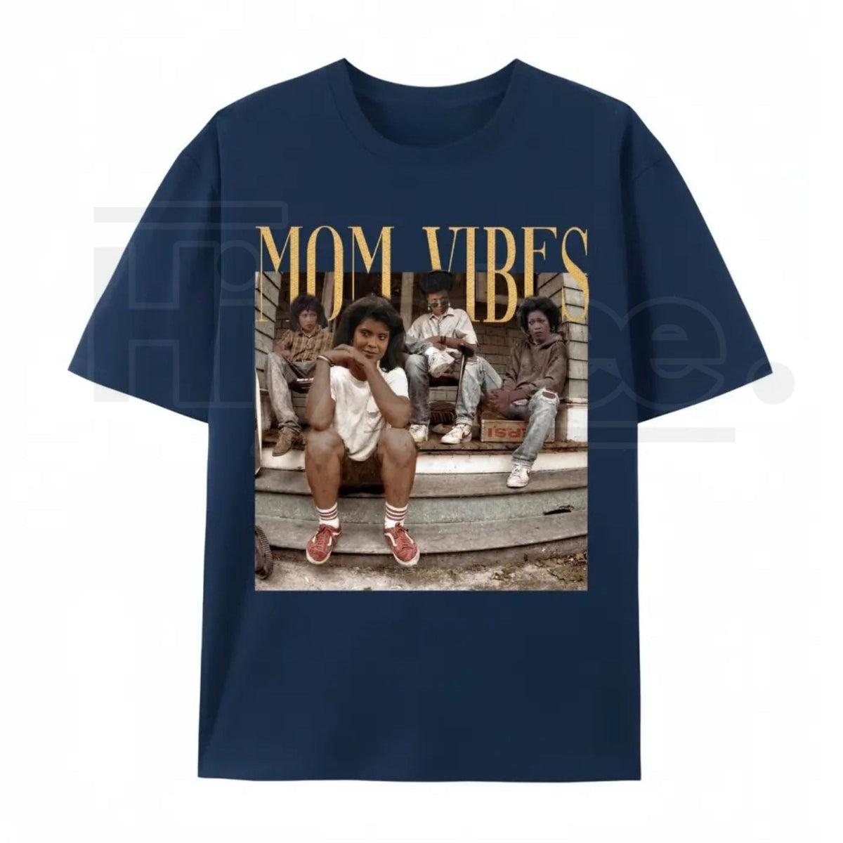 "Mom Vibes" – Vintage 90s Nostalgia Retro Motherhood Graphic Top