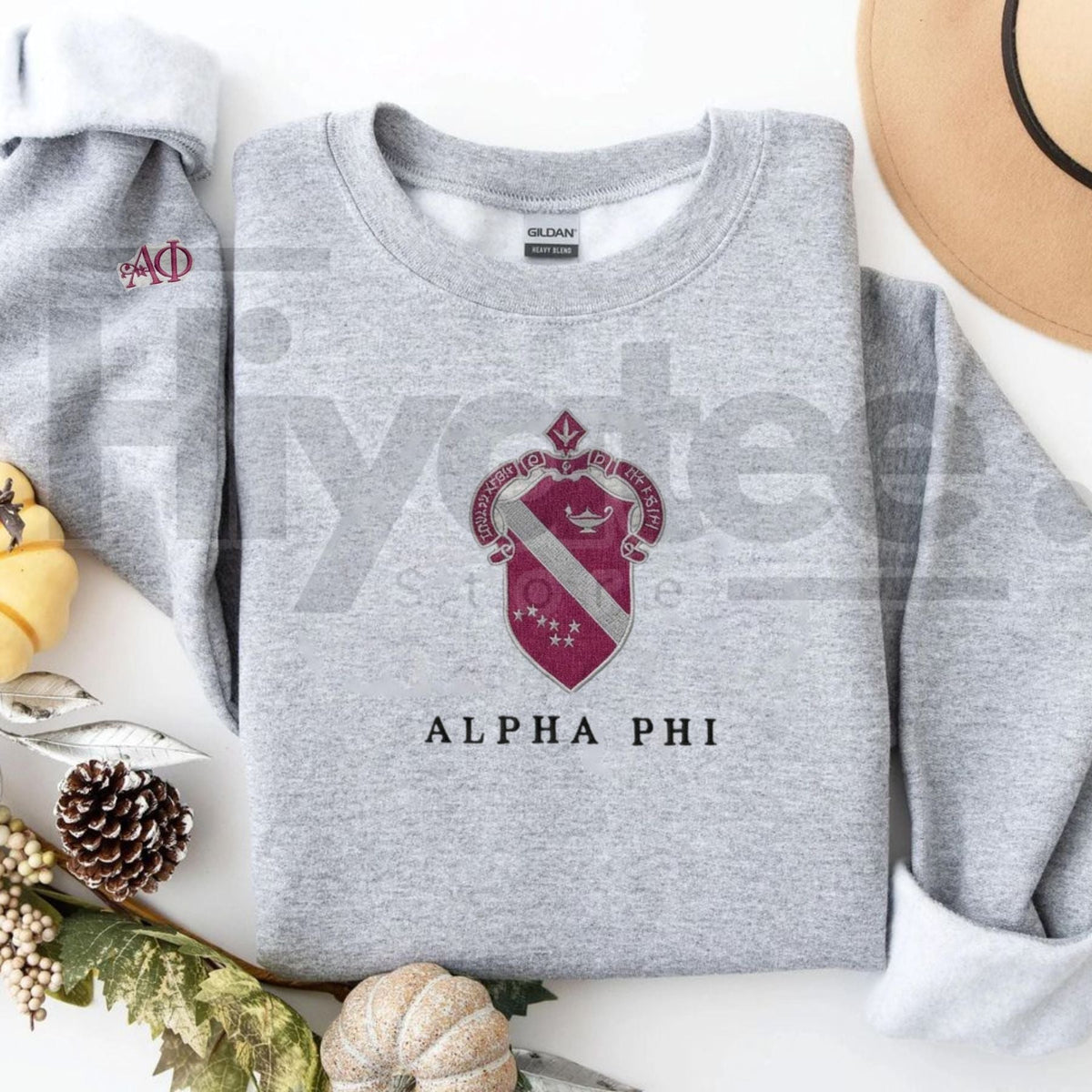 Custom Embroidered Sorority Sweatshirt – Elevated Greek Life Apparel & Sisterhood Gift