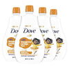Dove Bubble Bath for Kids Coconut Cookie Hypoallergenic Formula 20 oz 4 Count
