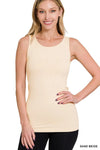 Zenana Scoop Neck Seamless Tank Top