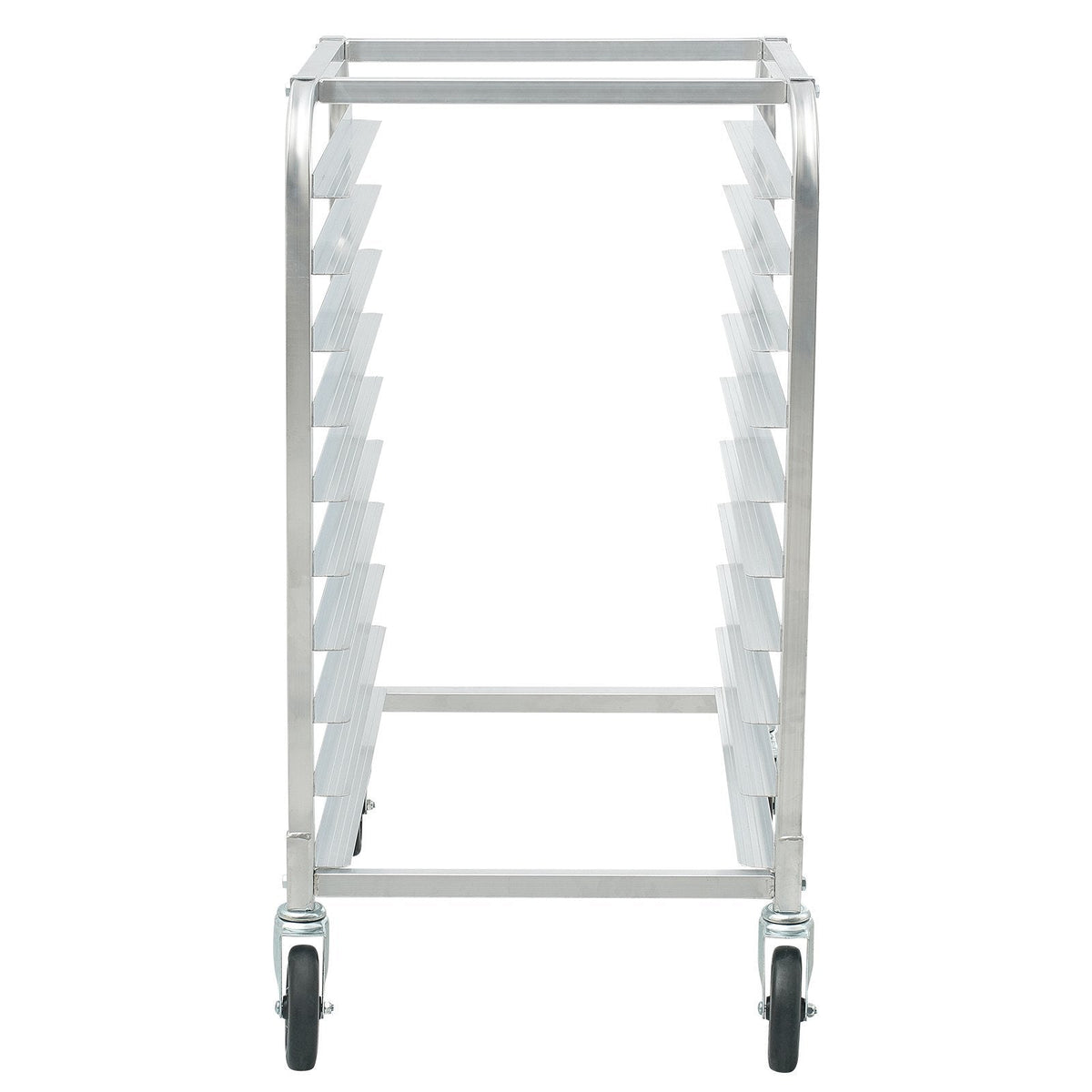 Bun Pan Rack, 10-Tier Commercial Bakery Racks with Brake Wheels, Aluminum Racking Trolley Storage for Half & Full Sheet, Speed Rack For Kitchen Home, Bread Baking Equipment, 26'L x 20.3'W x 39'H
