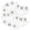 24pcs White Funeral Memorial Balloons with 4pcs White Dove Balloon Remembrance to Release in Sky for Happy Heavenly Birthday Anniversary Death In Memory of Life Funeral Party Supplies Decorations