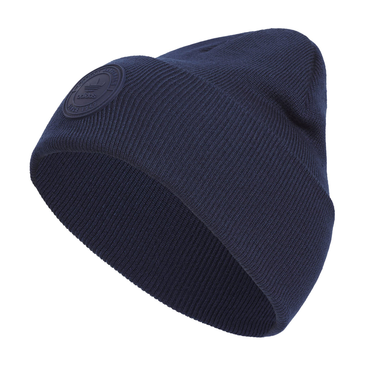 adidas Originals Resort 4" Wide Cuff Fold Beanie Tall Fit Night Indigo/Night Indigo one_Size