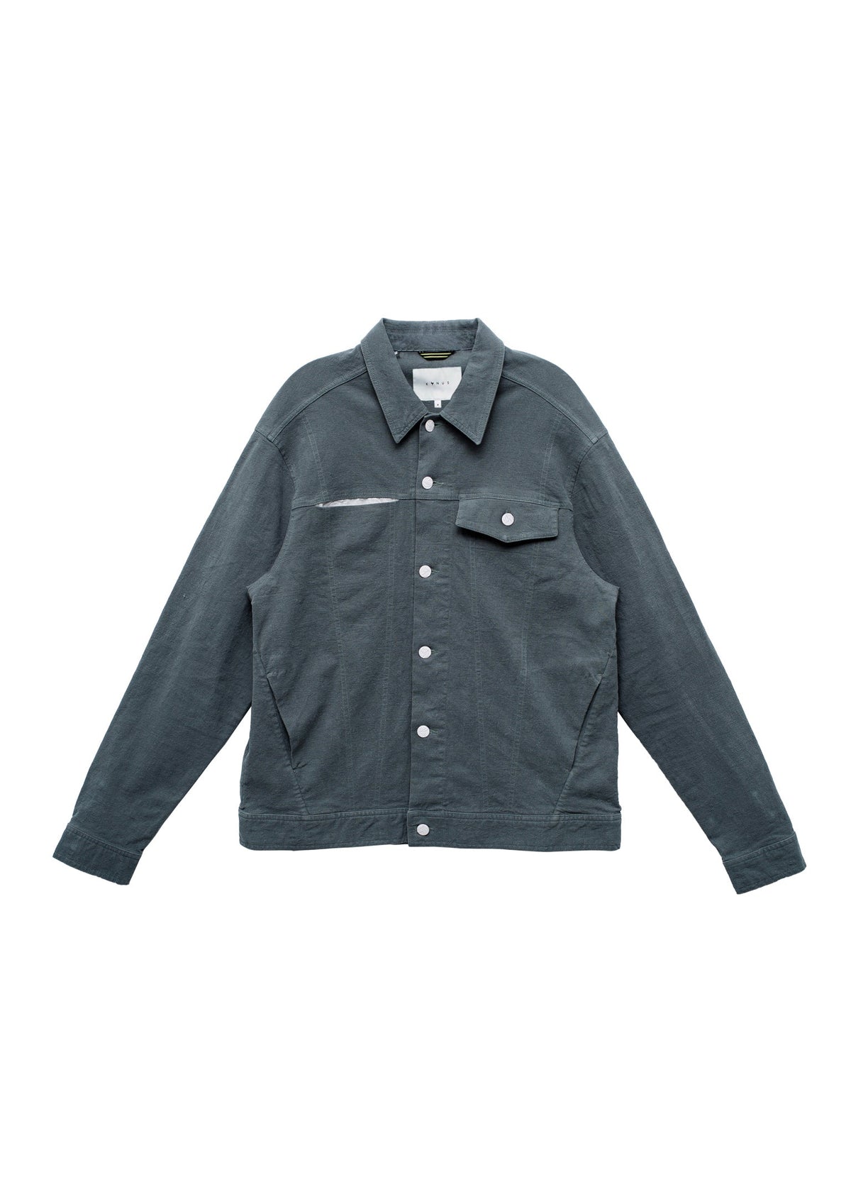 Konus Men's Trucker Jacket In Green