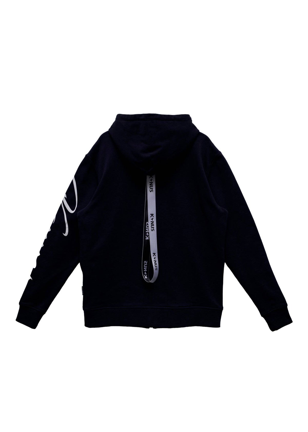 Konus Men's Mock Neck Zip Up Hoodie with Zipper Pockets In Navy