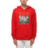Konus Men's Graphic Pullover Hoodie in Red