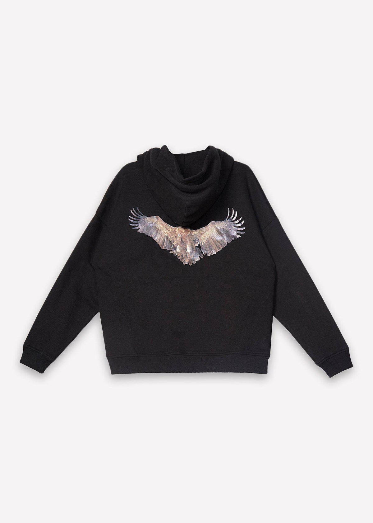 Konus Men's Bellow Pocket Hoodie in Black