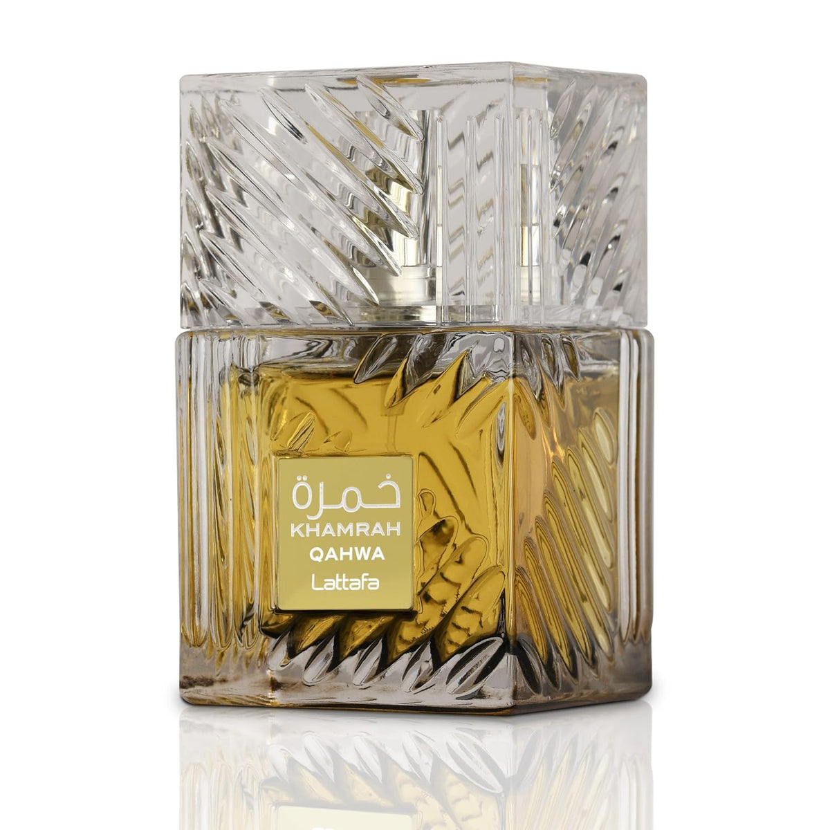 Lattafa Khamrah Qahwa by Lattafa Eau De Parfum Spray (Unisex) 3.4 oz (Men)