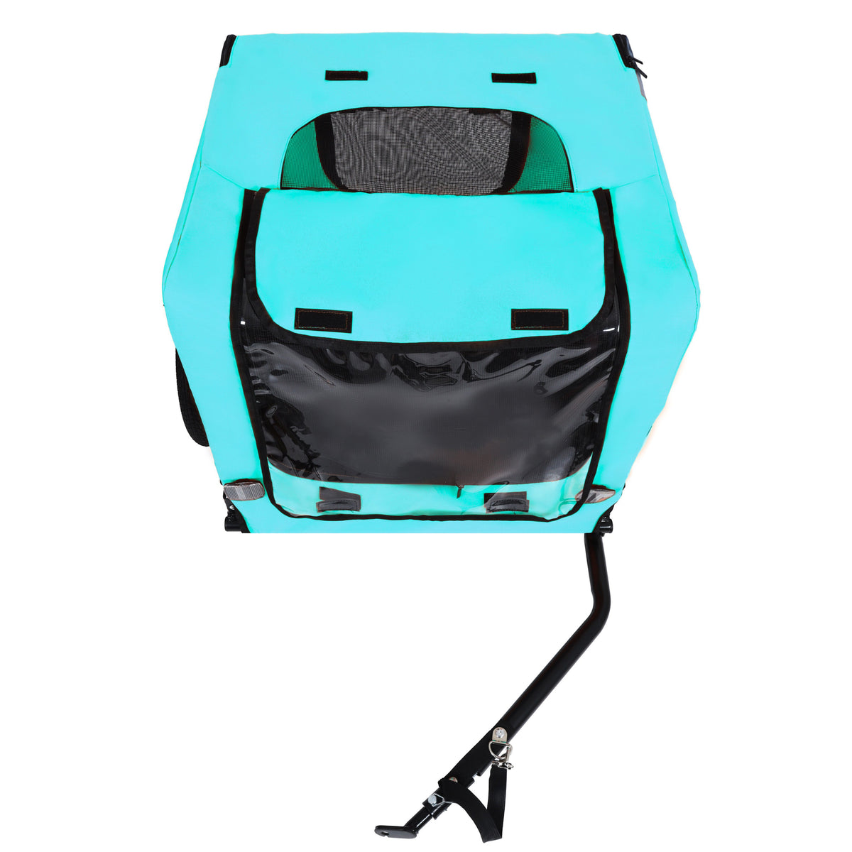 Pet Bike Trailer Dog Cart for Bicycle,Suitable for Small and Medium Pets, Easy Folding Cart Frame, Quick Release Wheel, Non-Slip Floor, Internal Leash