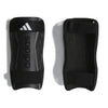 adidas Unisex-Adult Tiro Soft Ground Training Shin Guards Black/White/Iron Metallic X-Small
