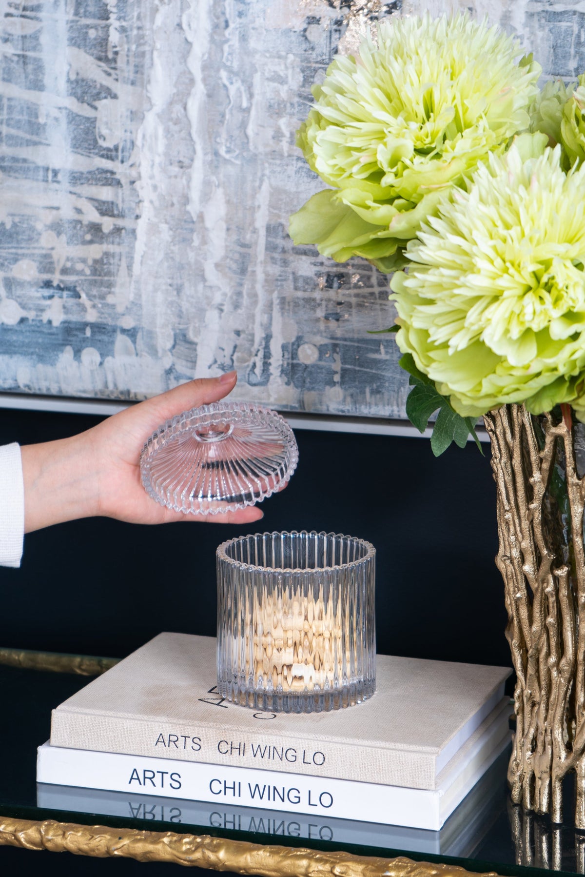 D4x6'Ancell Lidded Glass Jar
