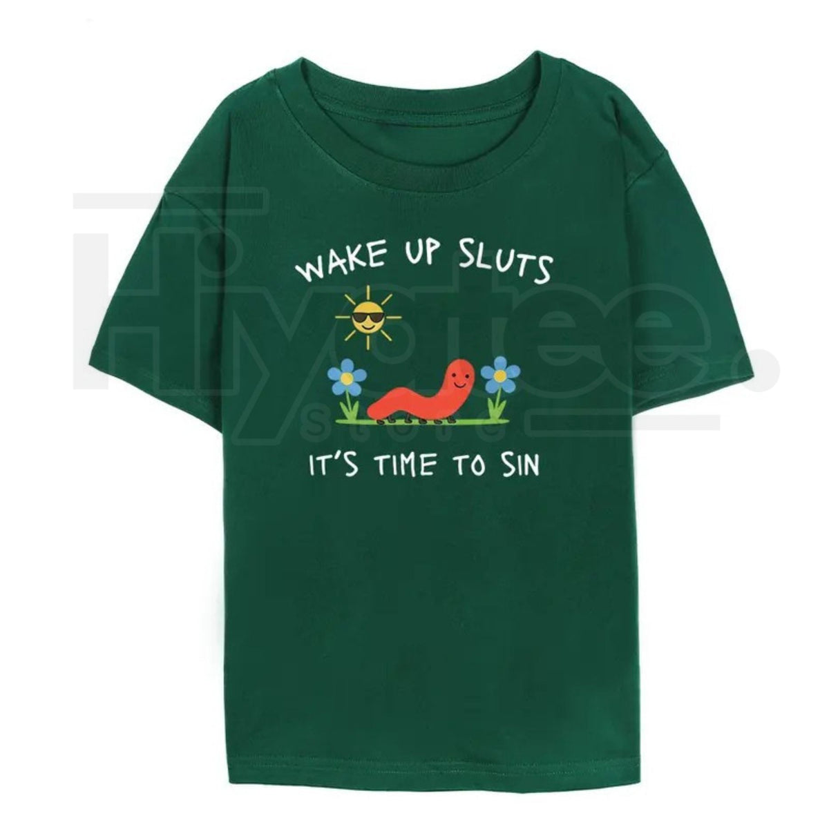 "Wake Up Slts" – Funny Animal Meme Unhinged Graphic Top