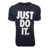 Nike Mens Just Do It Big Logo T-Shirt (Small Navy)