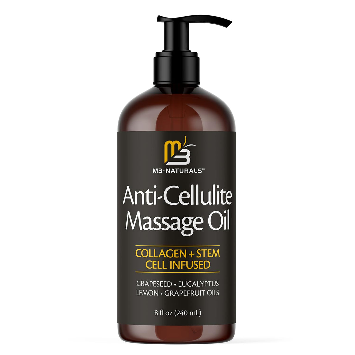 Arnica Sore Muscle Massage Oil – Anti-Cellulite & Skin Tightening with Collagen Stem Cells & Menthol. Perfect for Stocking Stuffers & Christmas Gifts – Full Body Relief & Skin Care for Men & Women.