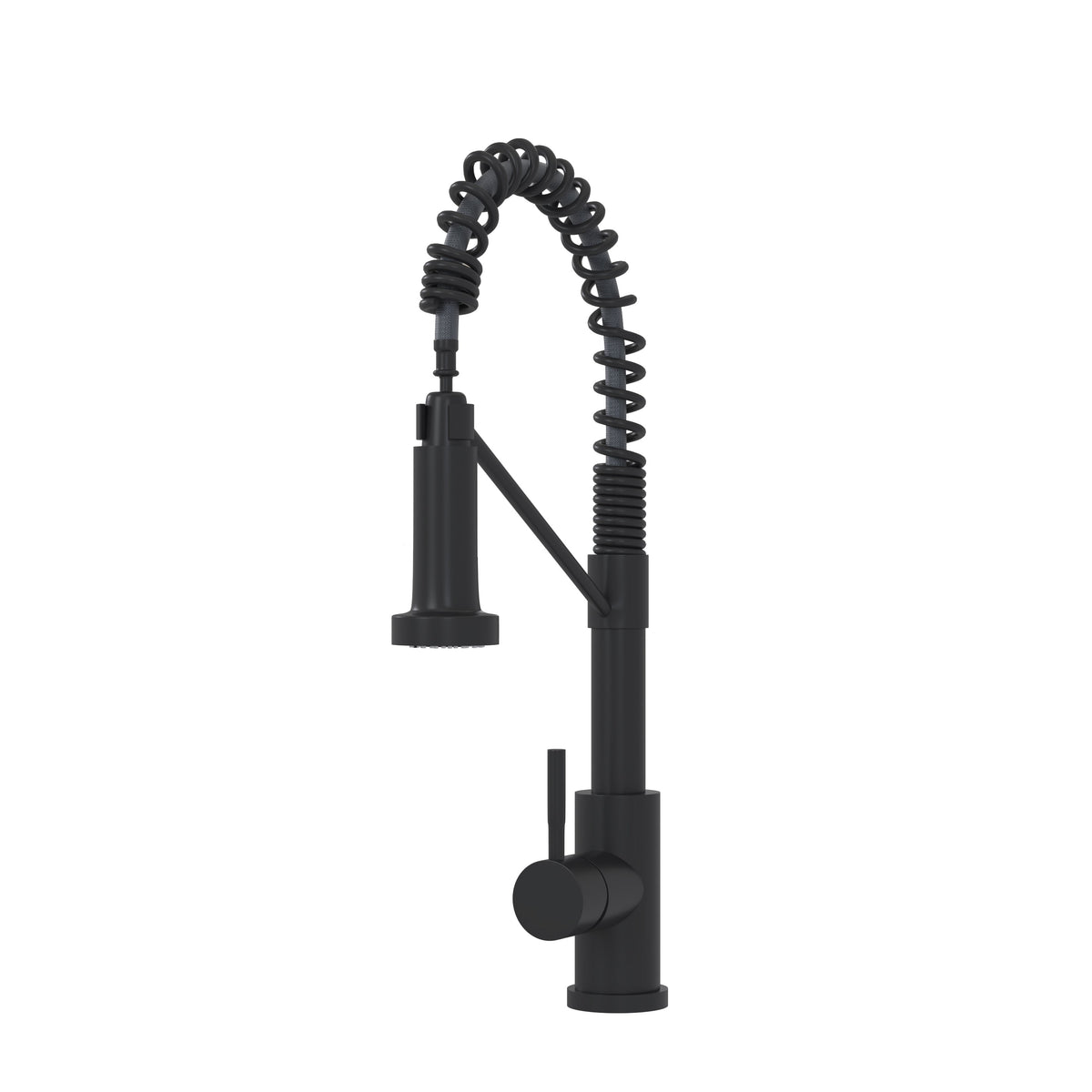 Bothwa Home CUPC Certified 19' Single Handle Kitchen Faucet (Matt Black Finish)