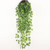 90cm Artificial Green Hanging Ivy Leaves Radish Seaweed Grape Fake Flowers Vine Home Garden Wall Party Decoration Fake Hanging Fake Ivy Vine for Wall House Room Indoor Outdoor Decoration