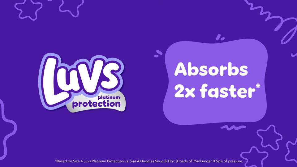 Luvs Platinum Protection Baby Diapers Size 6, 20 Count