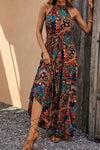 Elegant Floral Sleeveless Dress Lightweight & Feminine Summer Essential Beautiful Print Dress