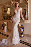 Andrea & Leo A1022 Bohemian Lace Mermaid Gown