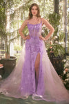 CLEARANCE - Andrea & Leo A1382 Dress Tulle Daisy Overskirt Gown (Size 6)