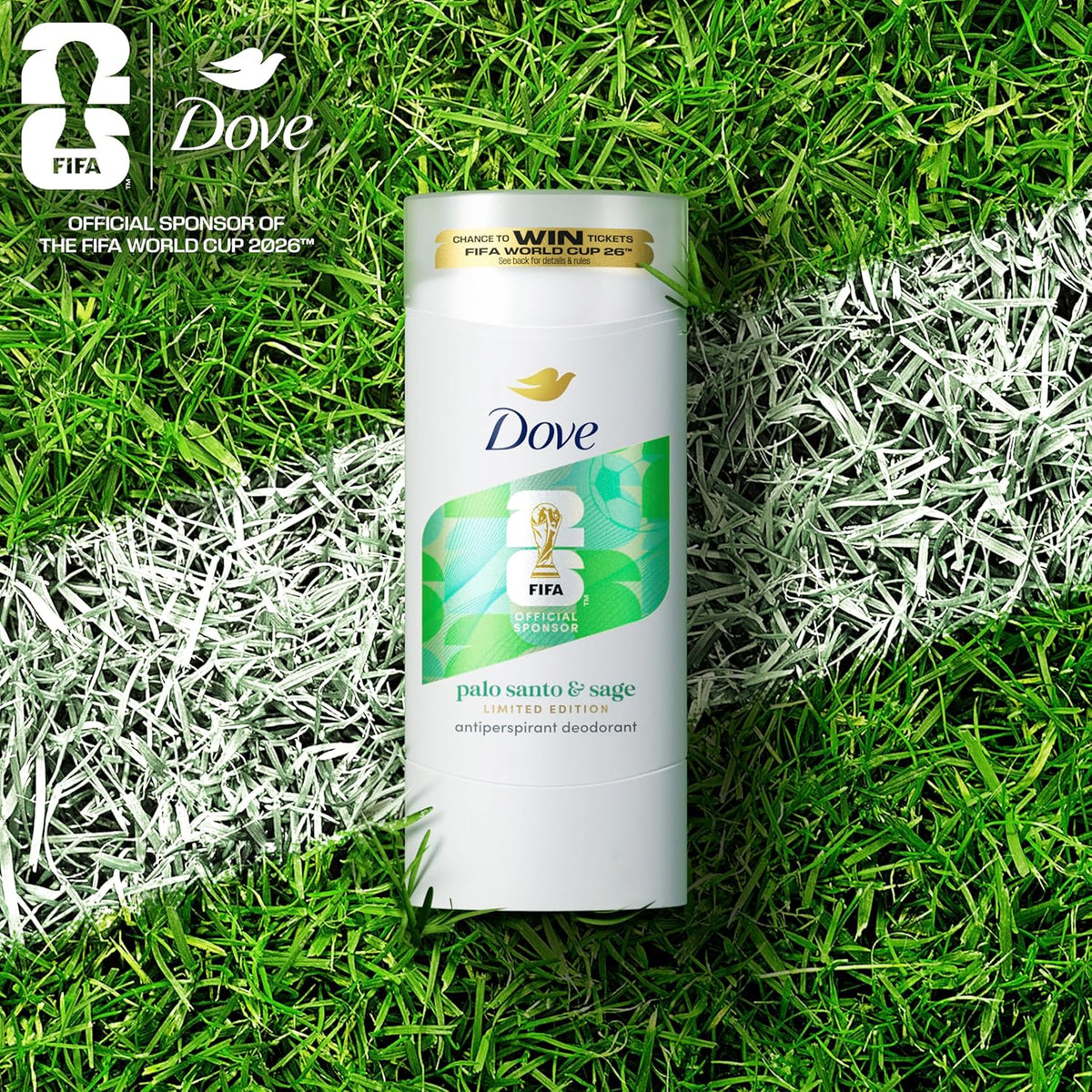 Dove Solid Stick Palo Santo & Sage for 72-Hour Sweat and Odor Protection Alcohol Free 2.6 oz
