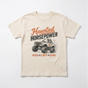 HAUNTED HORSEPOWER HALLOWEEN TEE - VINTAGE CREAM