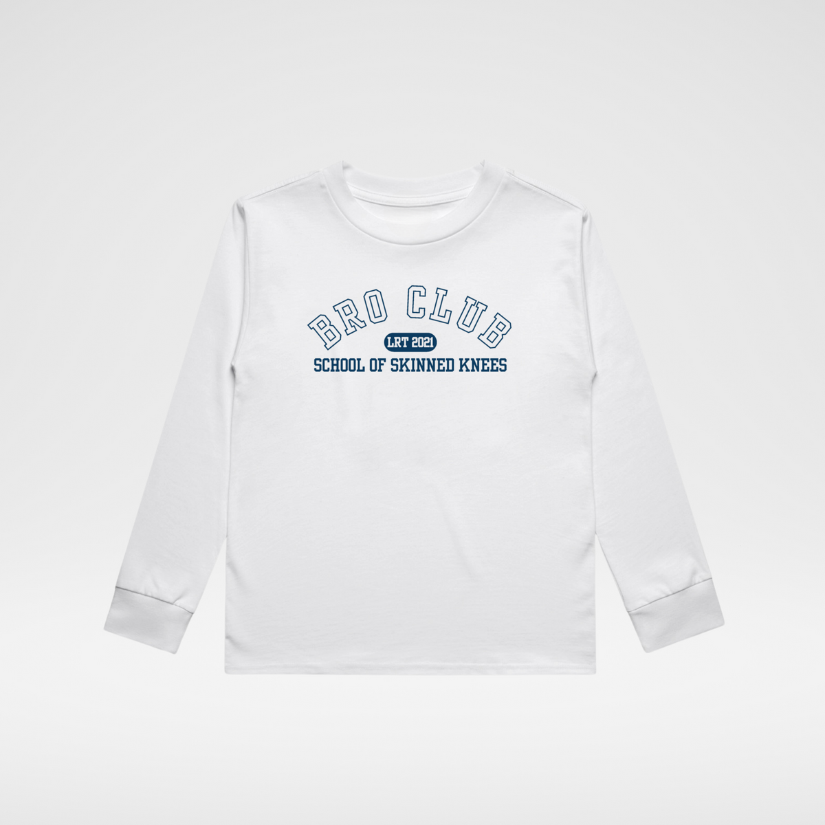 BRO CLUB LONG SLEEVE - WHITE