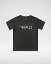 THE RAD TEE - BLACK (FRONT ONLY)