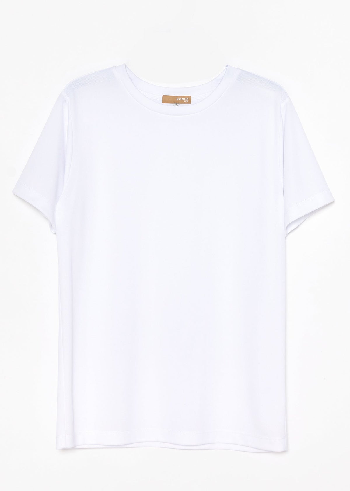 Konus Men's Eco Friendly Reolite Tech T-shirt in White