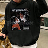 AOT Rock Band Album Cover Hoodie – Anime Mashup Streetwear, Attack on Titan Heavy Metal Pullover, Unisex