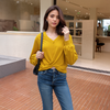 Women's V-Neck Wrap Front Sweatshirt