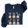 Adorable Easter Bunnies Rabbits Festive Seasonal Illustration for Springtime Cozy Sweatshirt